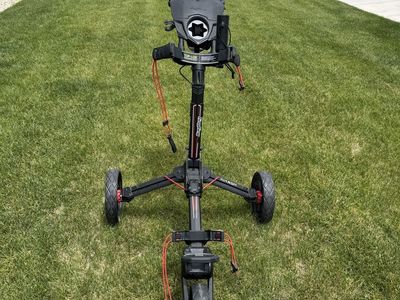 Bag Boy Nitron Golf Push Cart – 3 Wheel Auto-Open Cart