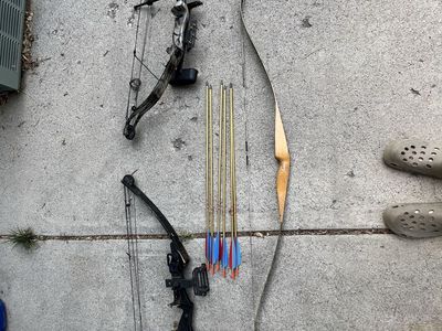 Bear Archery Whitetail Legend Compound Bow Set with Additional Bows & Arrows