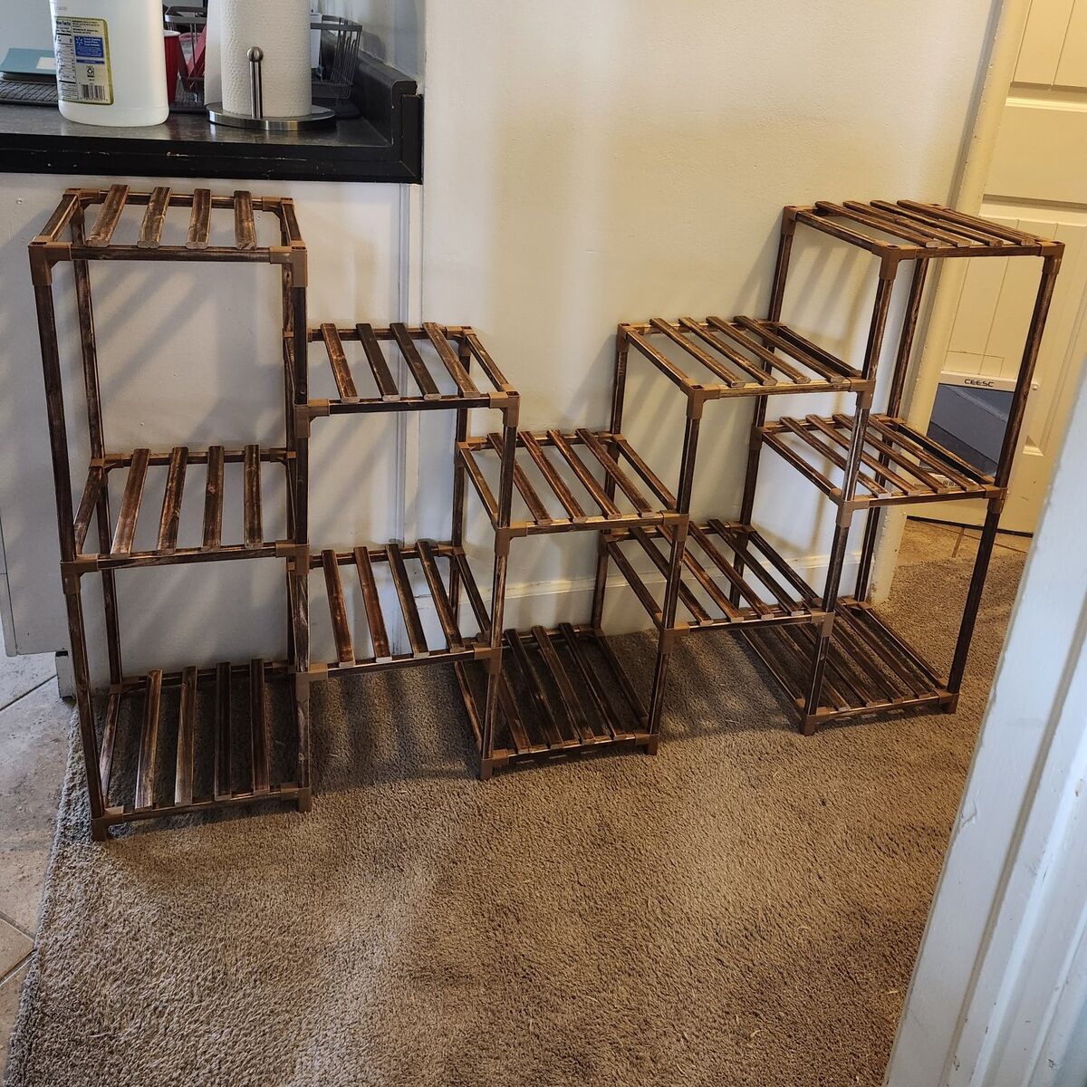 Assembled Wooden Plant Stand – Ready to Use