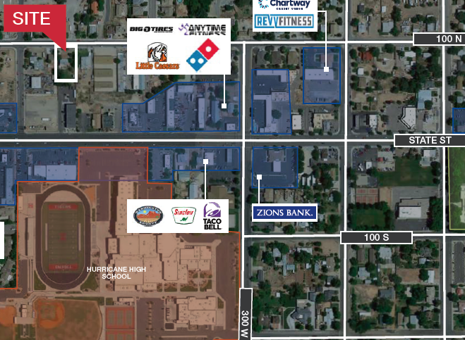 Commercial zoned house; 481 W 100 N; Hurricane Utah