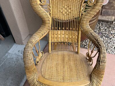 Antique Wicker Rocking Chair