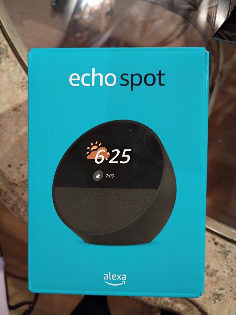 Amazon Echo Spot Smart Display with Alexa - Black, New in Box, Sealed