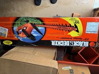 hedge trimmer and space heater