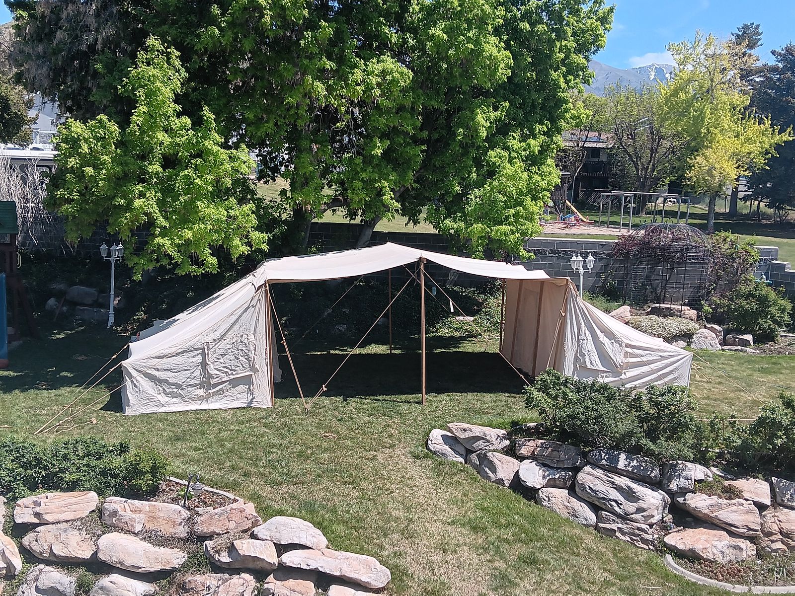 Deluxe Canvas Wall Tent