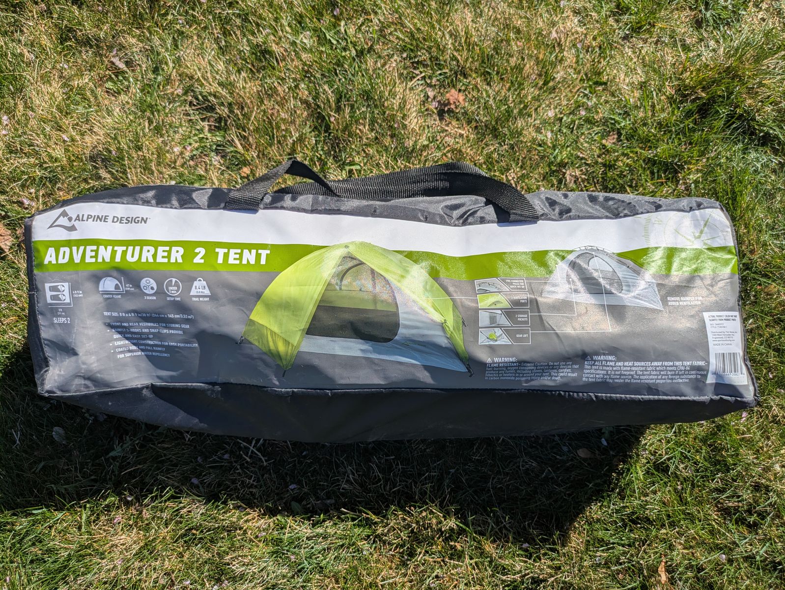 Alpine Design 2-man Camping Tent