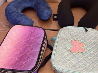 Travel Neck Pillows and lunch box