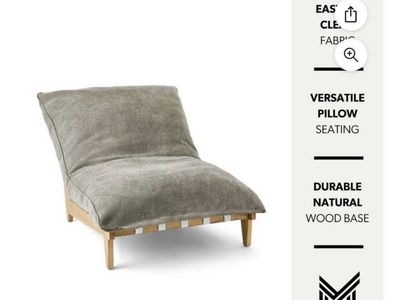 Member's Mark Cloud Lounge Accent Chair - Gray Wood Base