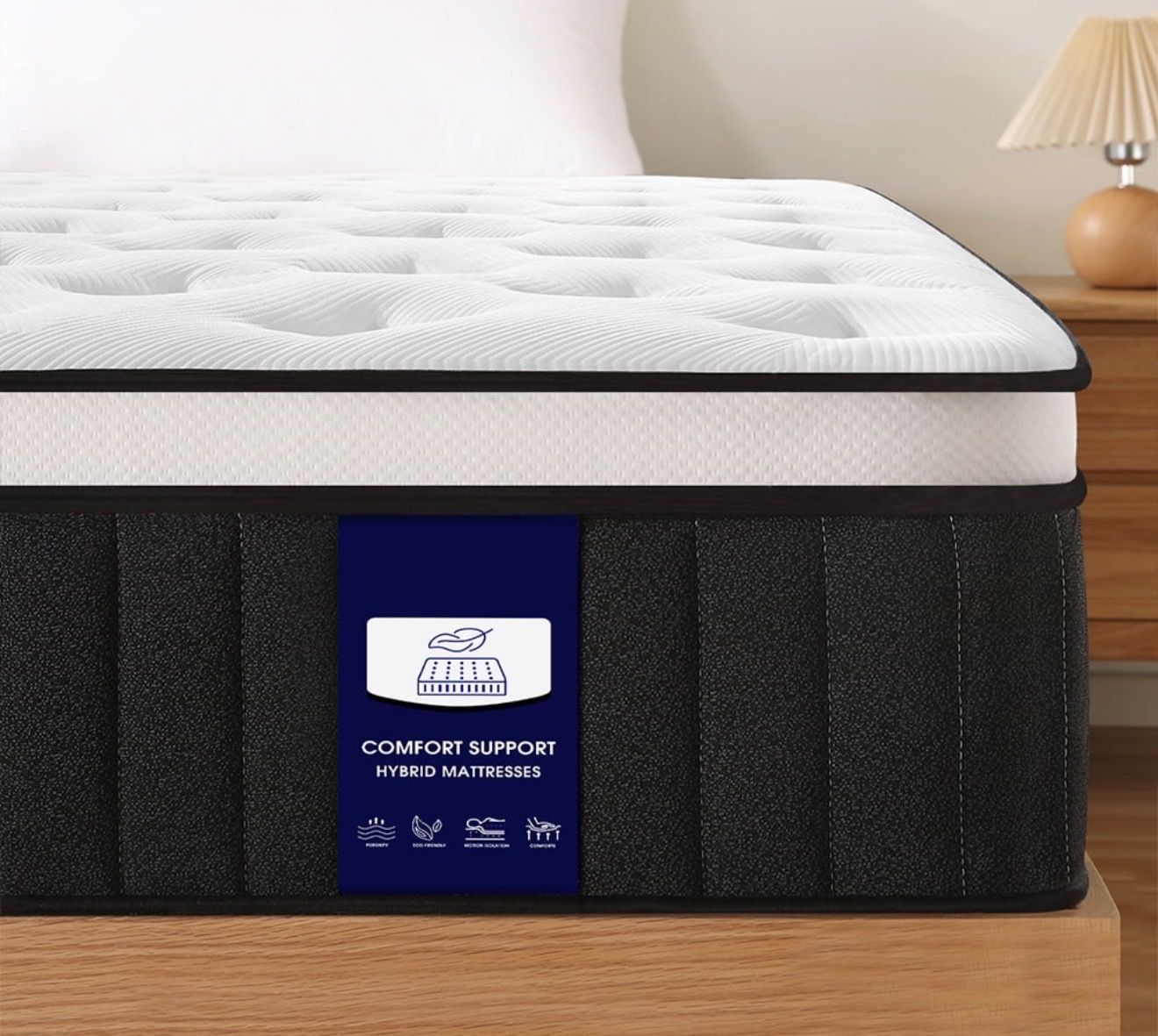 Queen Hybrid Mattress — Brand New & Factory Sealed