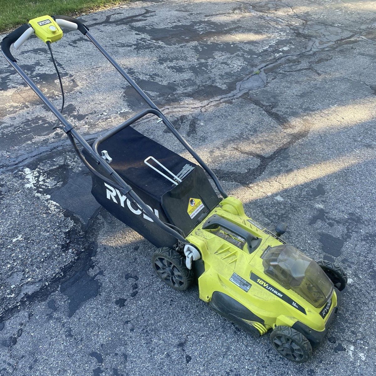 Ryobi mower 16 inch, mower only
