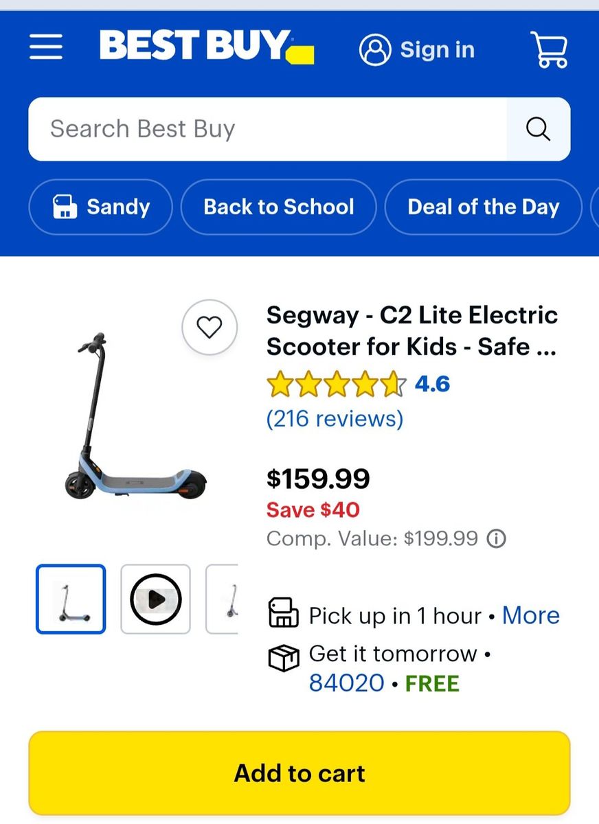 c2 lite ninebot scooter NIB