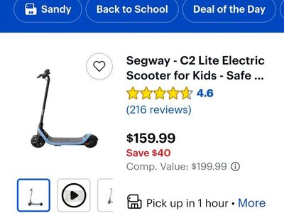 c2 lite ninebot scooter NIB