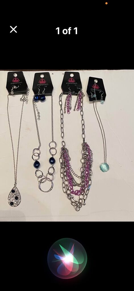 4 Poporozzi Necklace Earring Sets