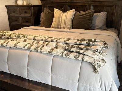 Dark Brown King size Bed