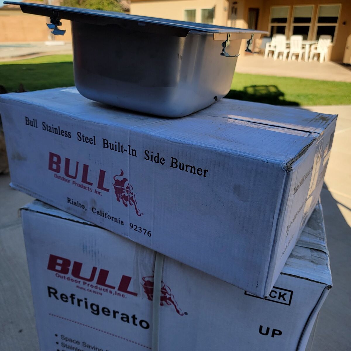 Bull Stainless Steel side burner