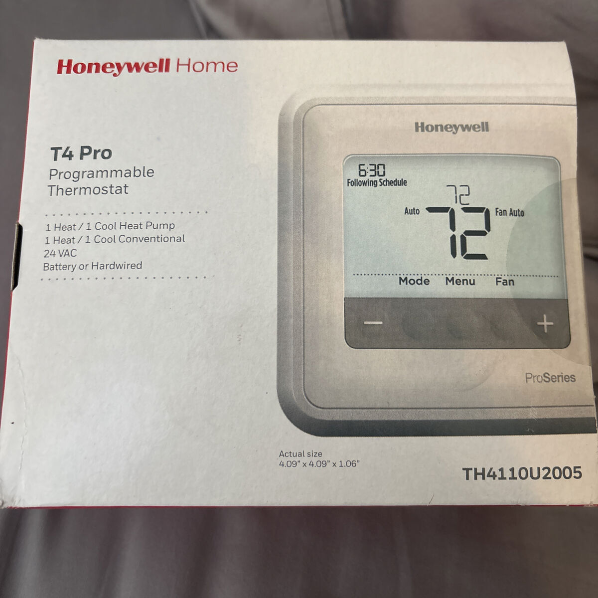 Honeywell Home T4 Pro Programmable Thermostat