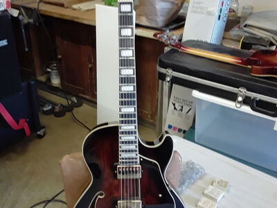 Ibanez AG95QA-DBS Artcore Expressionist 2018 - Present - Dark Brown Sunburst