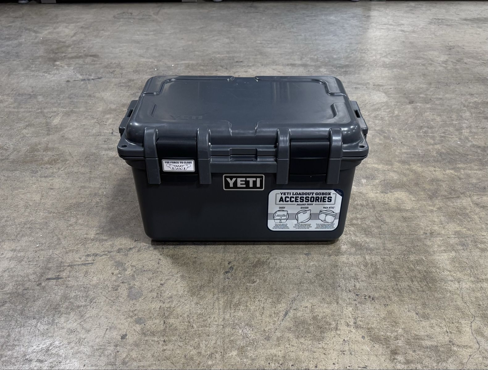 Like New YETI LoadOut GoBox 30 Storage Box