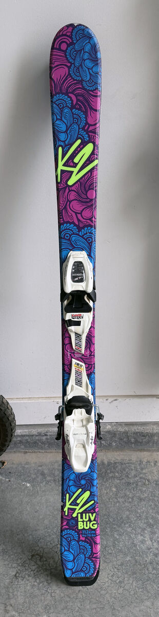 K2 Skis Kids LUV BUG skis 112CM + Marker 4.5 bindings