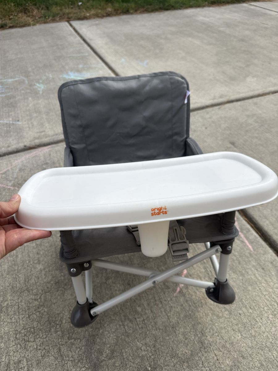 Bright Starts Portable Baby Booster Seat with Tray