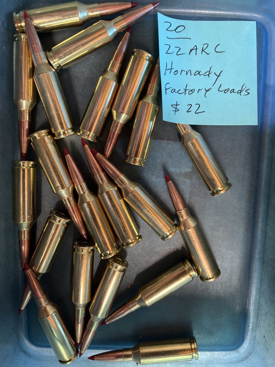 22 ARC Ammo.