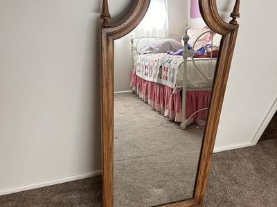 2 mirrors vintage solid wood