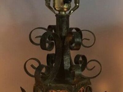 vintage Spanish revival lamp