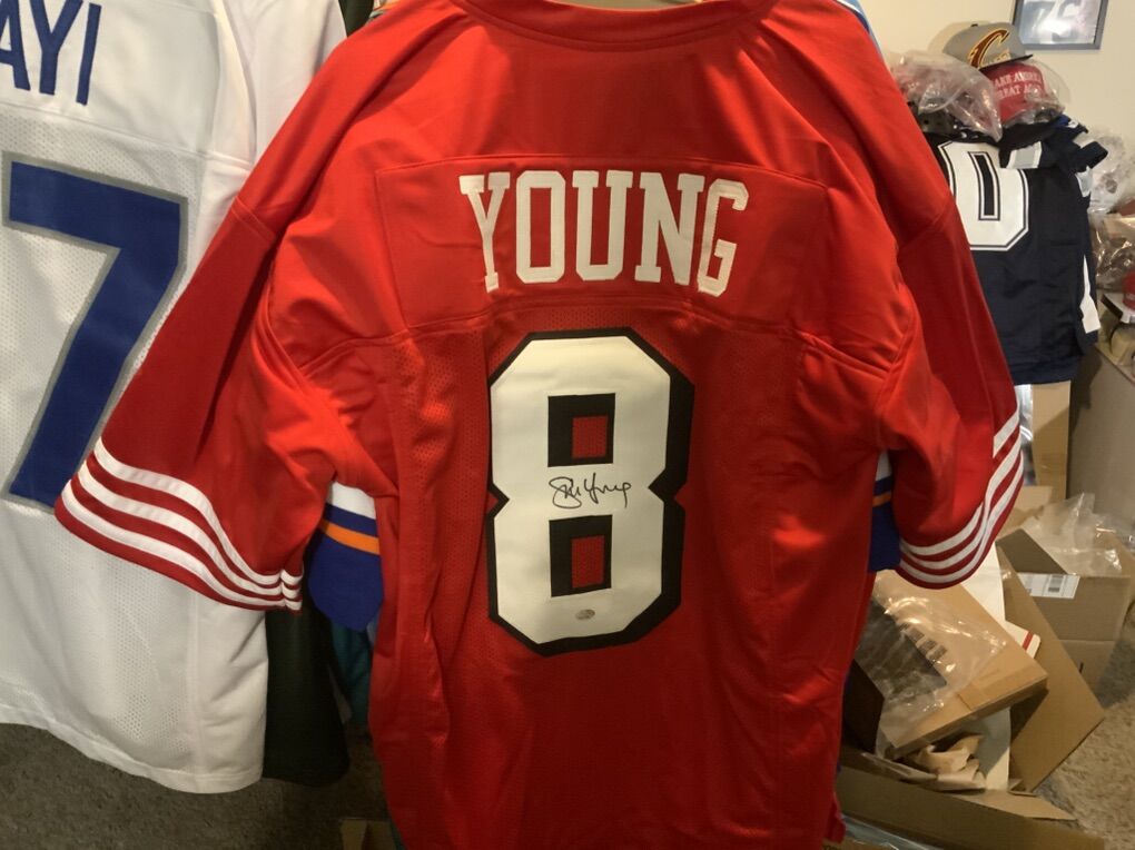 Steve Young Signed Jersey