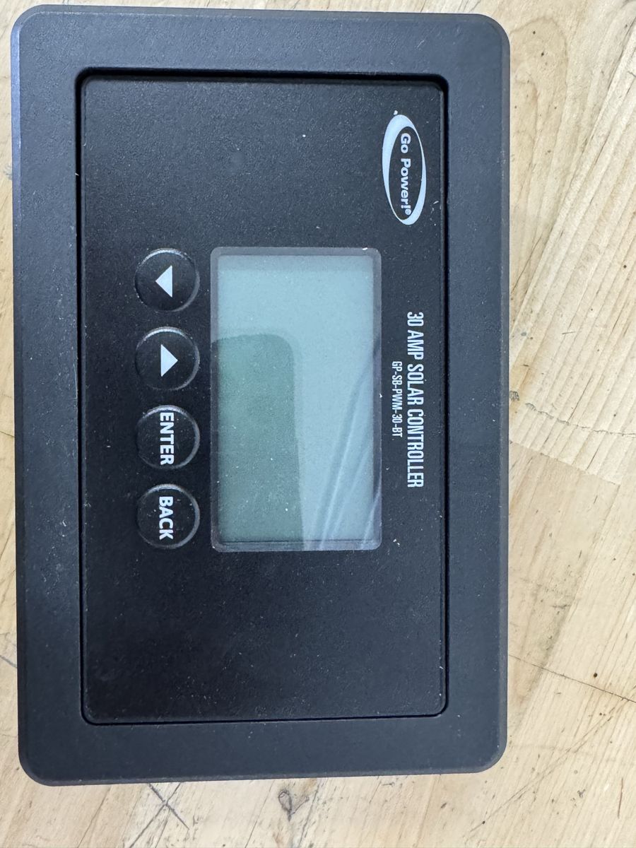 Go Power 30 amp PWM solar controller