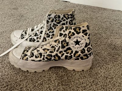 cheetah print converse