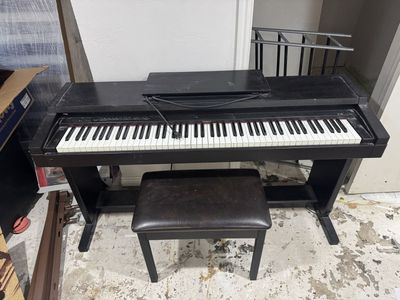 Roland HP 1300e Digital Piano with Bench - Black