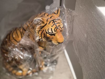 Garden Tiger Outdoor Statues 20 inches tall