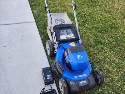 Kobalt 80V Max 21" Self-Propelled Electric Lawn Mower with 6.0 Ah Battery & Charger