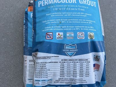 Laticrete Permacolor, Custom Prism, & Mapei Tile Grout Bags - $10 Each