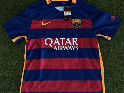 Nike FC Barcelona 2015-16 Lionel Messi #10 Home Soccer Jersey - New with Tags