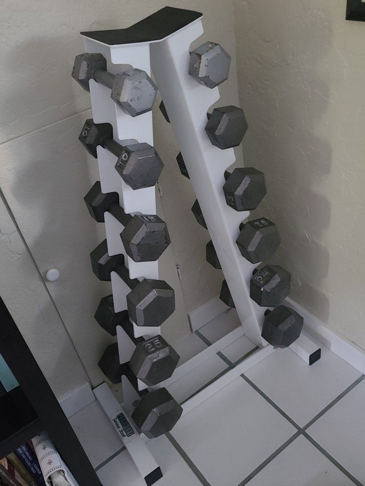 Weights and rack