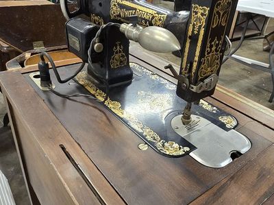 Vintage Duo: 1924 White Family Rotary & Legendary Singer 15-91 — Both Working Great! It