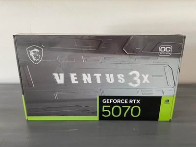 New sealed MSI 5070 Ventus 3X OC 12GB GDDR7 Nvidia RTX Gaming Graphics video card GPU 4070 Super