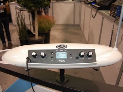 Moog Theremini Synthesizer Theremin with Pitch Correction & LCD Screen