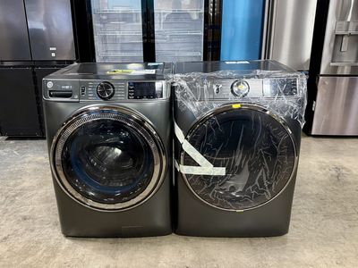 NEW GE FRONT LOAD WASHER AND DRYER SET