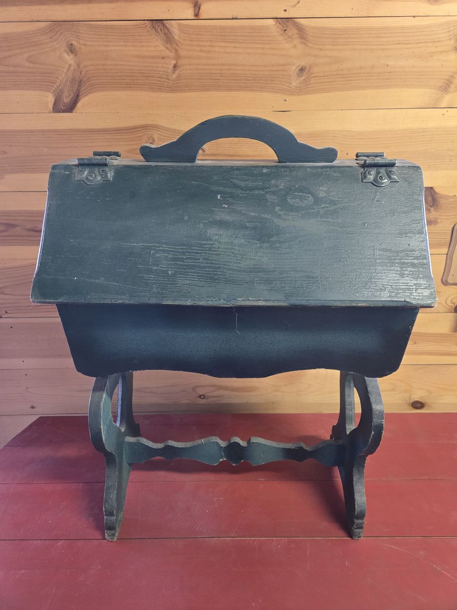 vintage standing sewing box cabinet