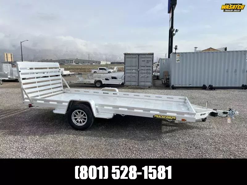 2026 Aluma 8014 7x14 SxS Aluminum Utility Trailer