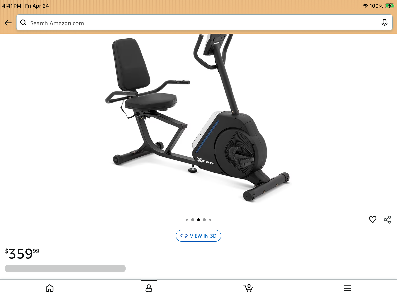 Stationary Recumbent Bike