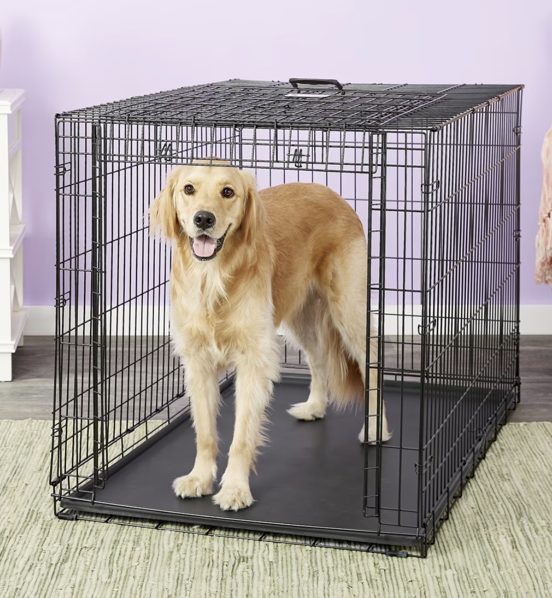 NEW Ovation Single Door Collapsible Wire Dog Crate, 48-in x 30-in x 32-in
