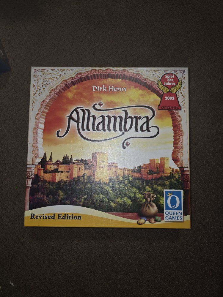 Alhambra Board Game (Revised Edition) by Queen Games - Award-Winning Strategy, 2003 Spiel des Jahres