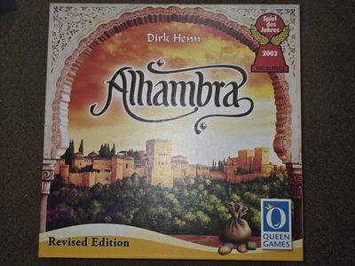 Alhambra Board Game (Revised Edition) by Queen Games - Award-Winning Strategy, 2003 Spiel des Jahres
