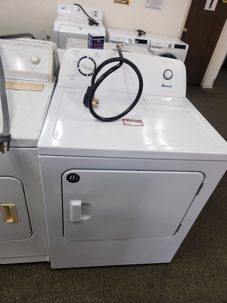 Amana Automatic Dryness Control White Electric Dryer - Excellent Condition