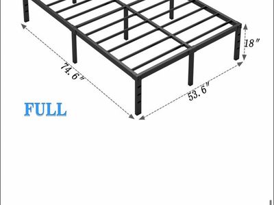 New Jeto full size metal bed frame
