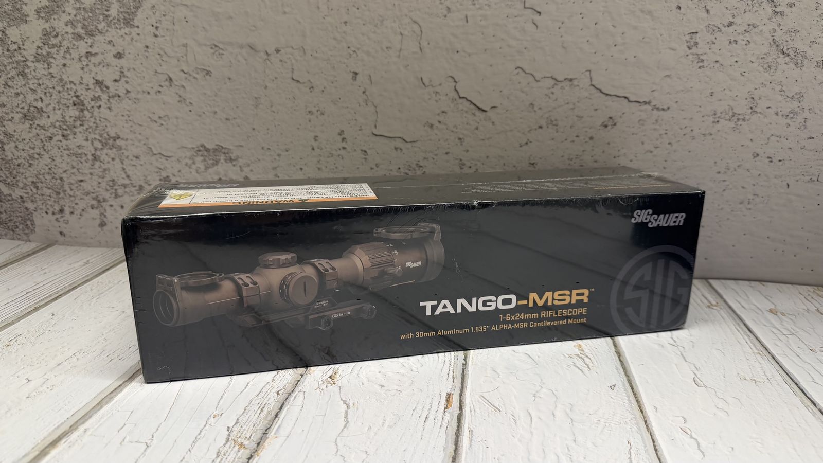 Sig Sauer TANGO-MSR 1-6x24mm Riflescope with 30mm Cantilever Mount SOT-61200