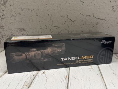 Sig Sauer TANGO-MSR 1-6x24mm Riflescope with 30mm Cantilever Mount SOT-61200