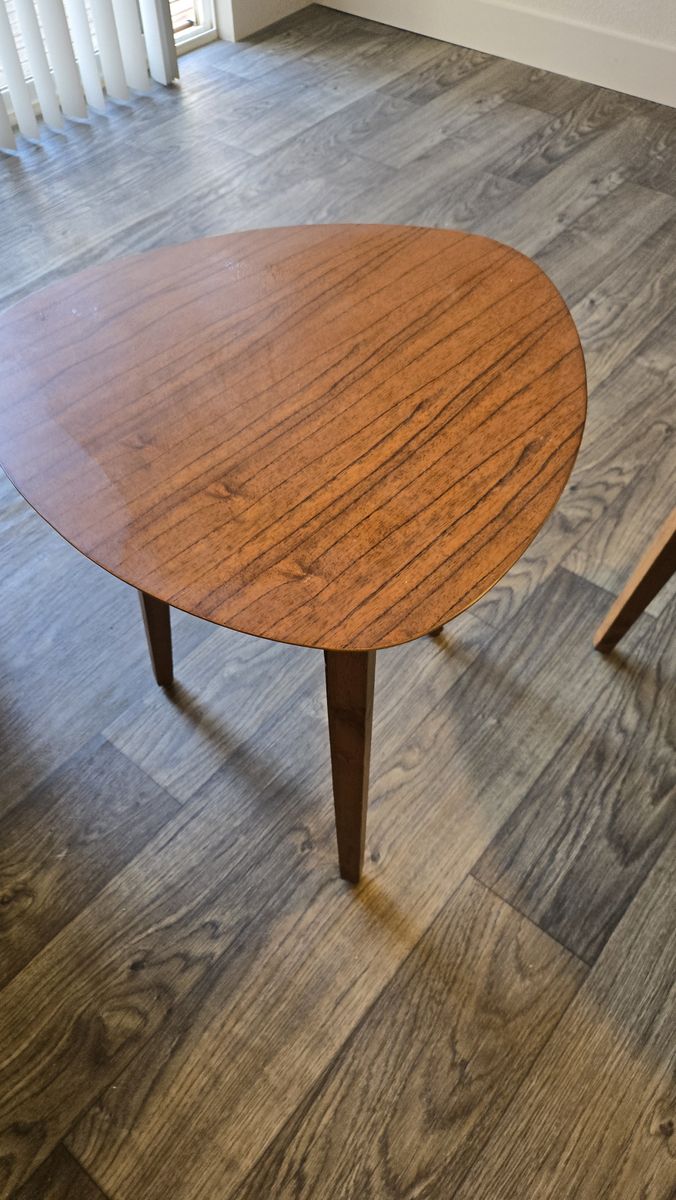 Mid century modern end tables (2)